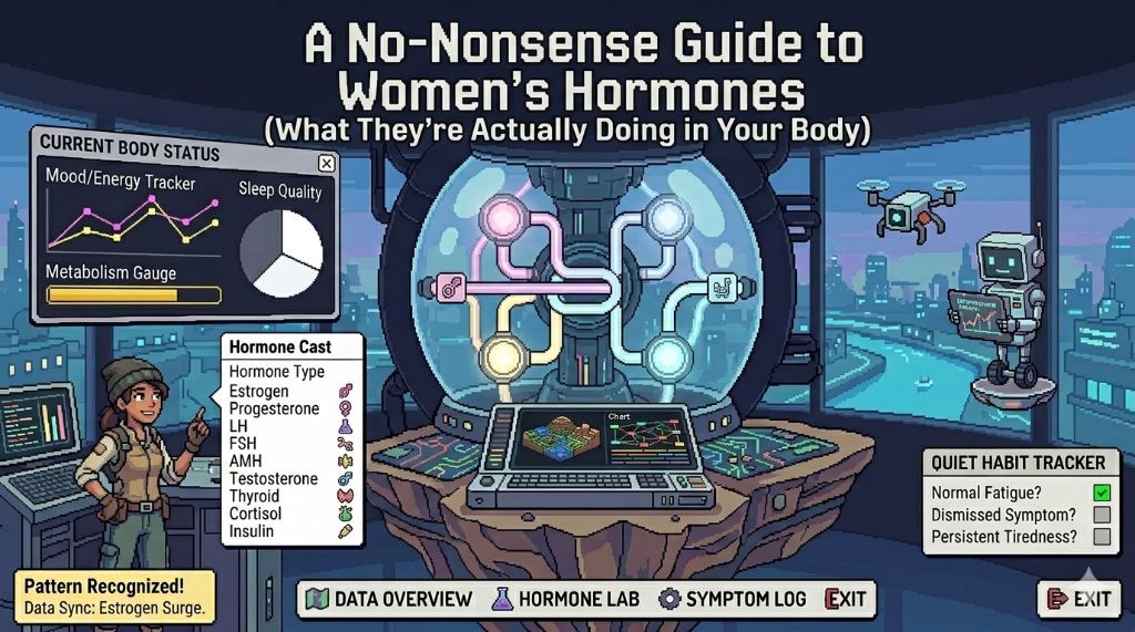 A No-Nonsense Guide to Women’s Hormones (What They’re Actually Doing in Your Body)